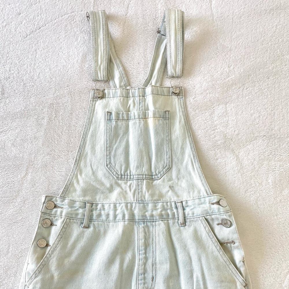 Forever 21 Denim Skirt Mini Overall, Medium
